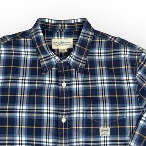 Denim & Supply‎ Ralph Lauren Plaid Shirt Mens L/G Button Down Cotton Casual